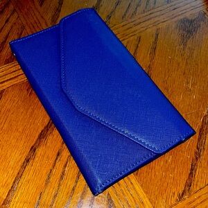 Zoppen Travel Wallet Passport Travel Blue Envelope Clutch